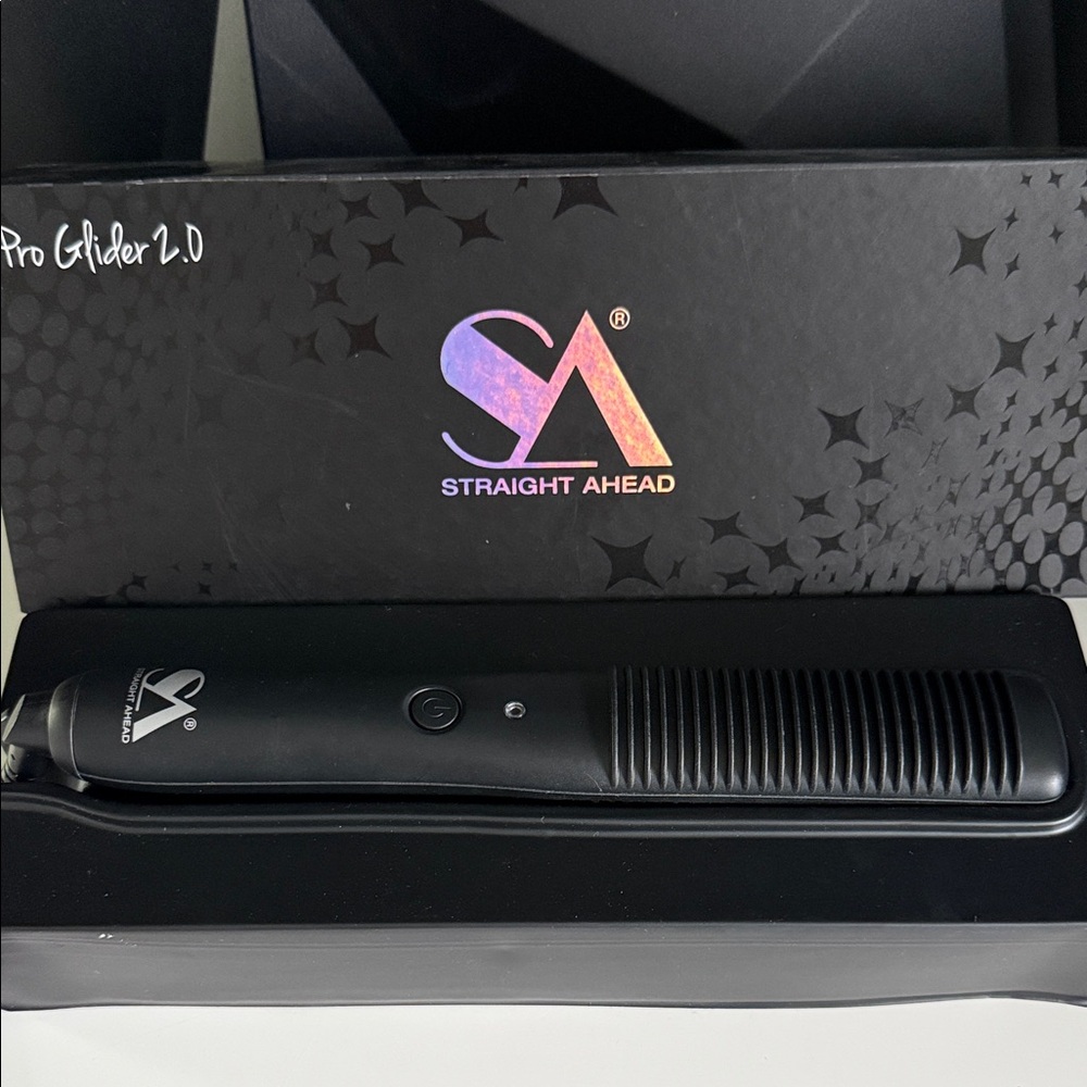 Straight Ahead Pro Glider 2.0 Hair Straightener - Black